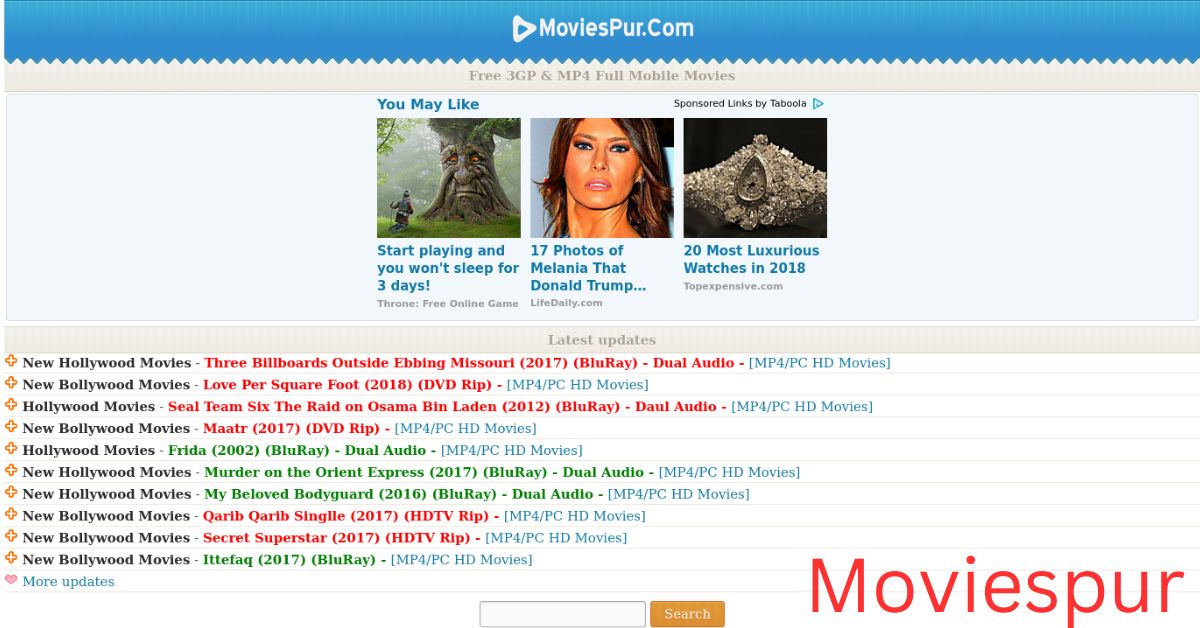 Moviespur - Latest Movies Online