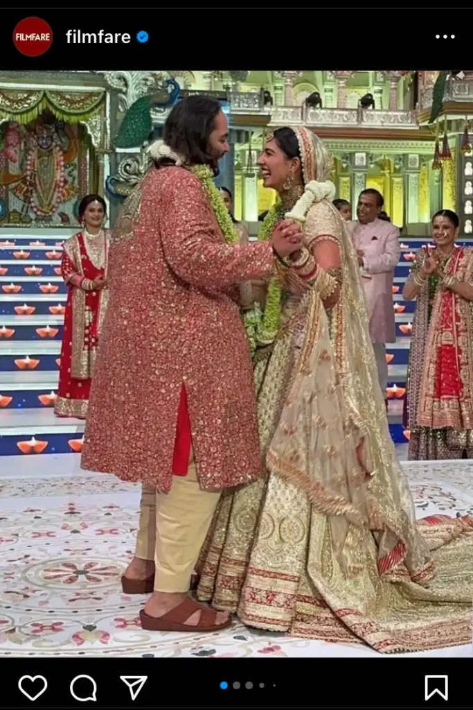 Exclusive Inside Photos from Anant Ambani and Radhika Merchant's Mangal Utsav Celebration